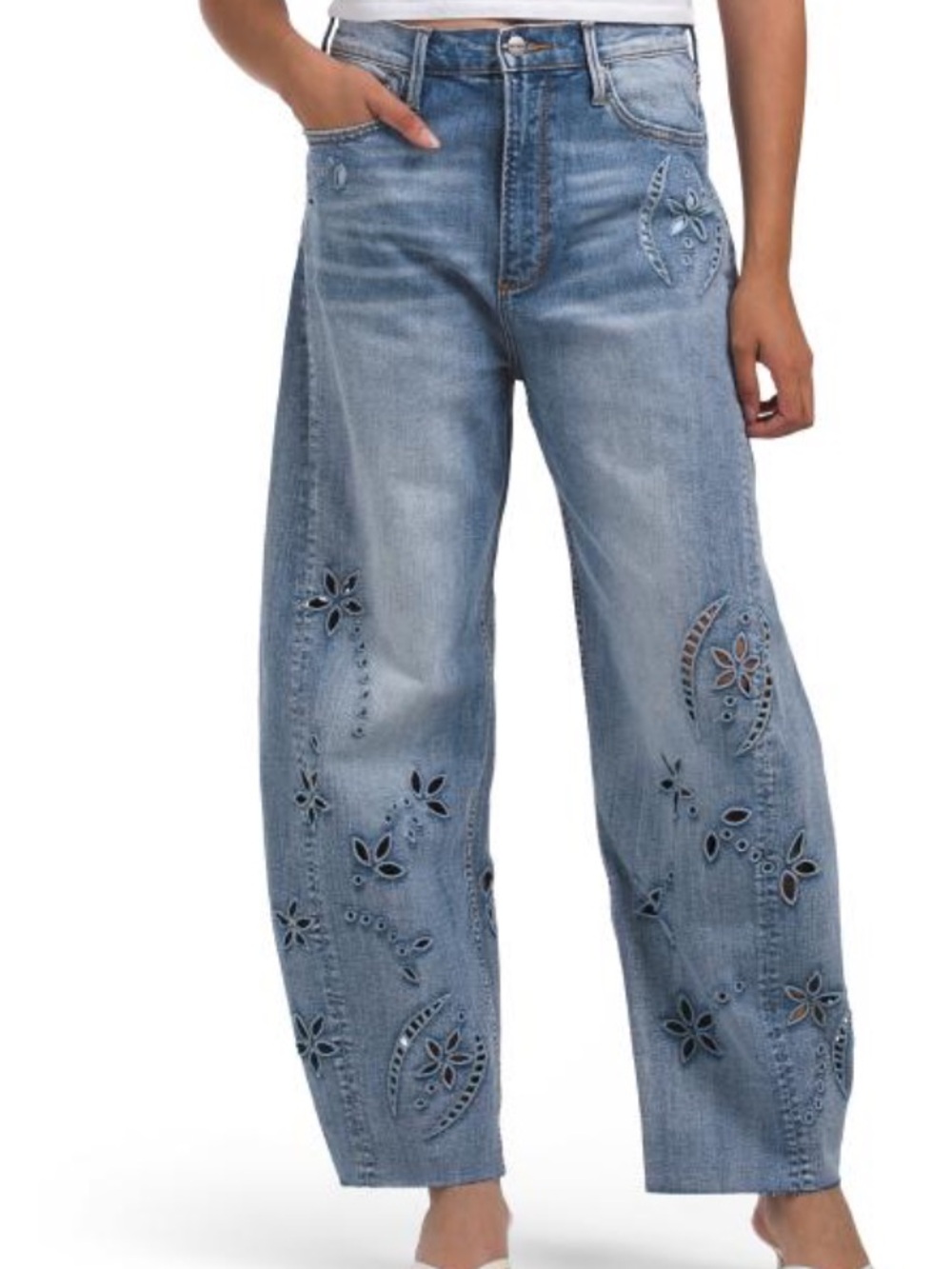 DRIFTWOOD JEANS barrel leg jeans